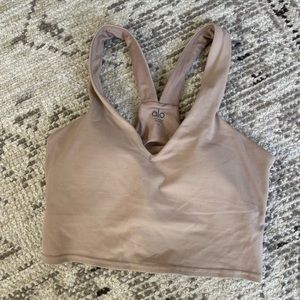 Alo real sports bra in Taupe - M